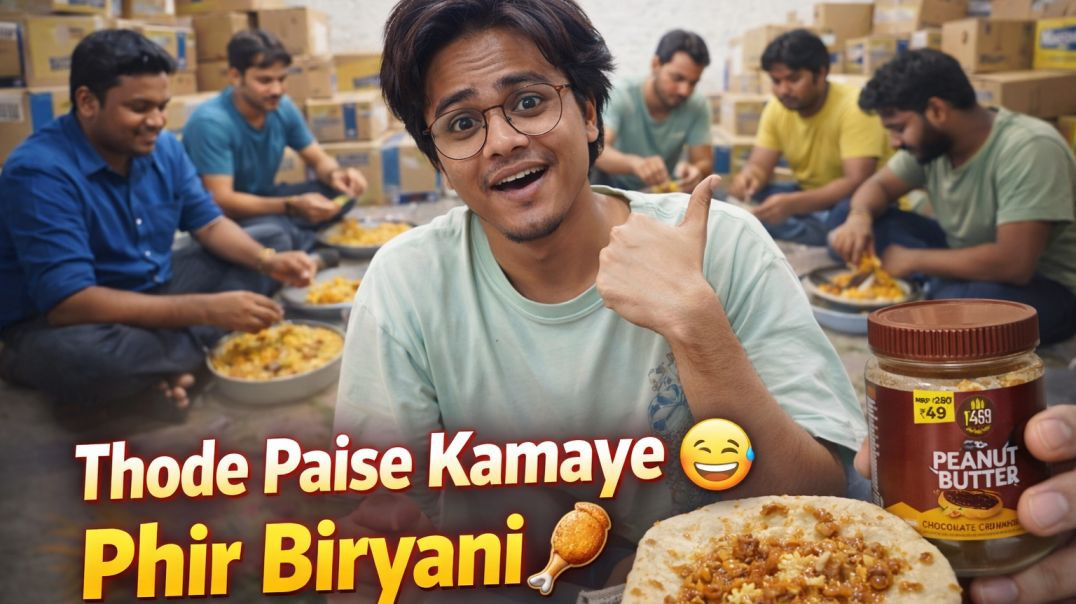 ⁣“Mehnat Bhi, Biryani Bhi 😋 | Delivery Boy Sunday”