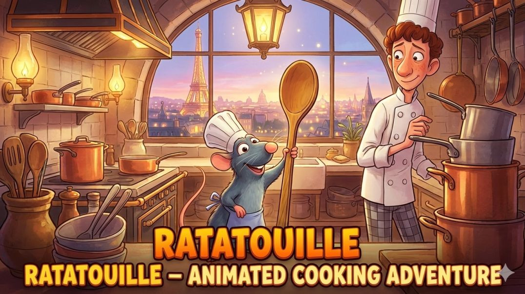 ⁣Ratatouille (2007) – Disney Pixar Animated Comedy Film | Hindi Version | Full HD Animation Movie