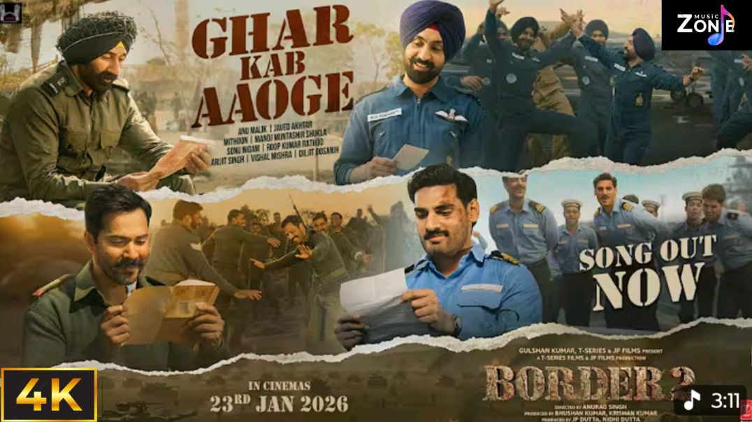 ⁣BORDER 2 Ghar Ka Asage | Sunny Deol Anu, Mithoon, Sonu, Roos, Arijit, Vishal, Dit Javad, Manaj | @mu