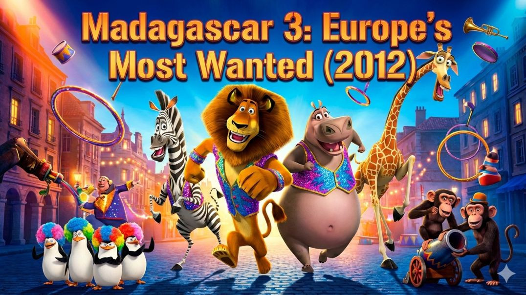 ⁣Madagascar 3: Europe’s Most Wanted (2012) | Full HD Animation Movie | Family Adventure Comedy