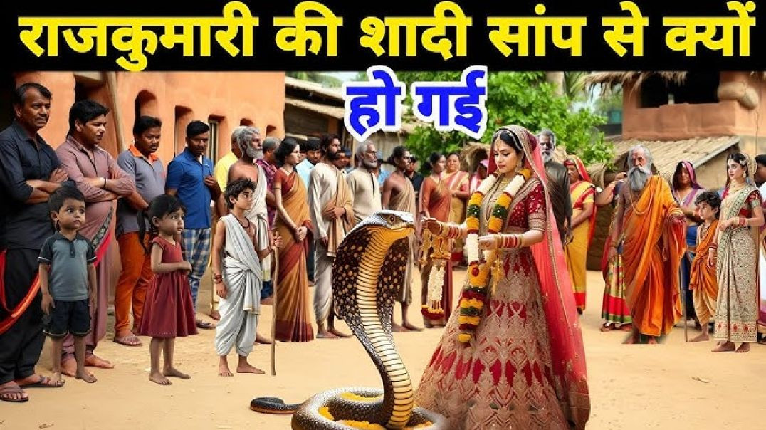 ⁣Shahjadi Aur Saanp Ki Shaadi | Moral Story for Kids | Hindi Kahani