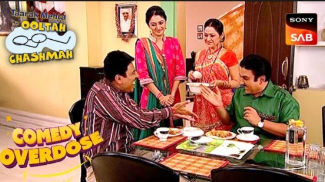 ⁣Jetha & Taarak ने लिए Chai-Pakode के मजे | Taarak Mehta Ka Ooltah Chashmah |  Comedy Overdose