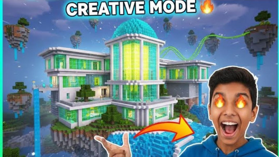 ⁣Minecraft Creative mein banaya Sapno ka Ghar 😍🏡 Dream build loading… ✨🔥# Gaming  # apan tube#virel