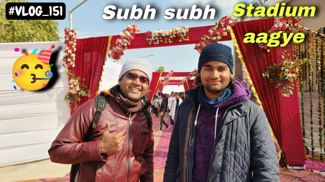 ⁣Subh Subh Stadium aa gye 🤠||Rohit Yogi Vlogs||