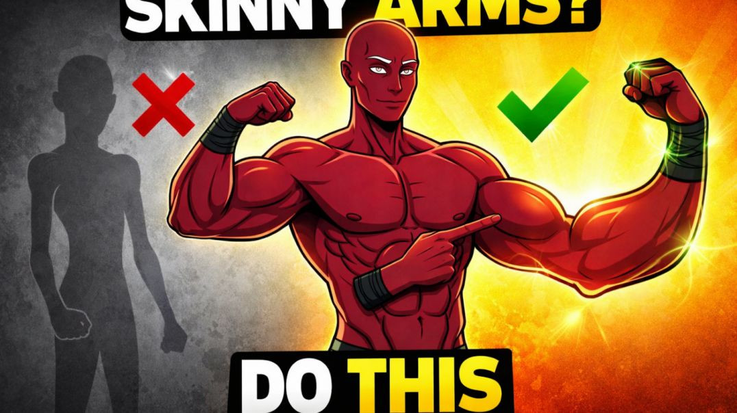 ⁣Skinny Arms? Gadar 2 Wale Dola Jaisa Power Build Karo | No Gym Calisthenics Fix