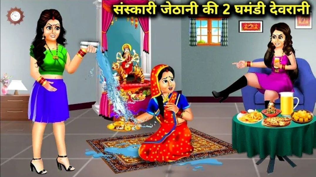 ⁣संस्कारी जेठानी की 2 घमंडी देवरानी __ Sanskari Jethani Ki 2 Ghamandi Devrani __Golden Magical kahani