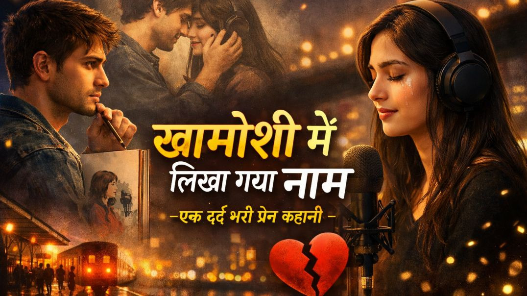 ⁣खामोशी से लिखा गया नाम हिंदीकहानी