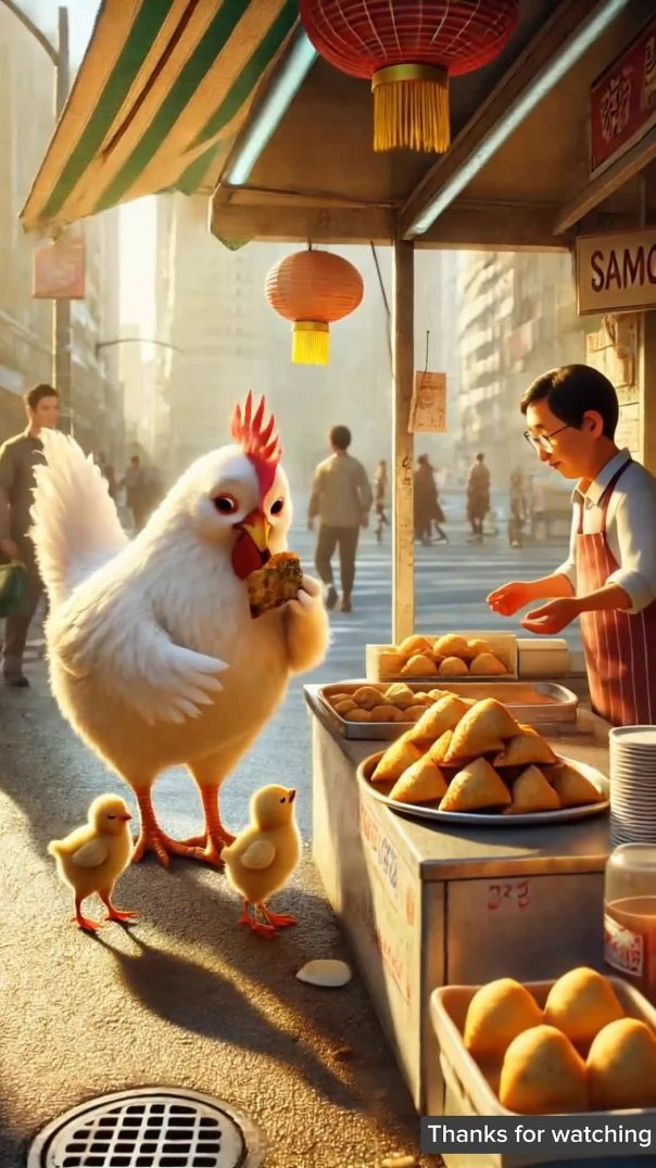 Murga or uske bache 🐣🐥😊