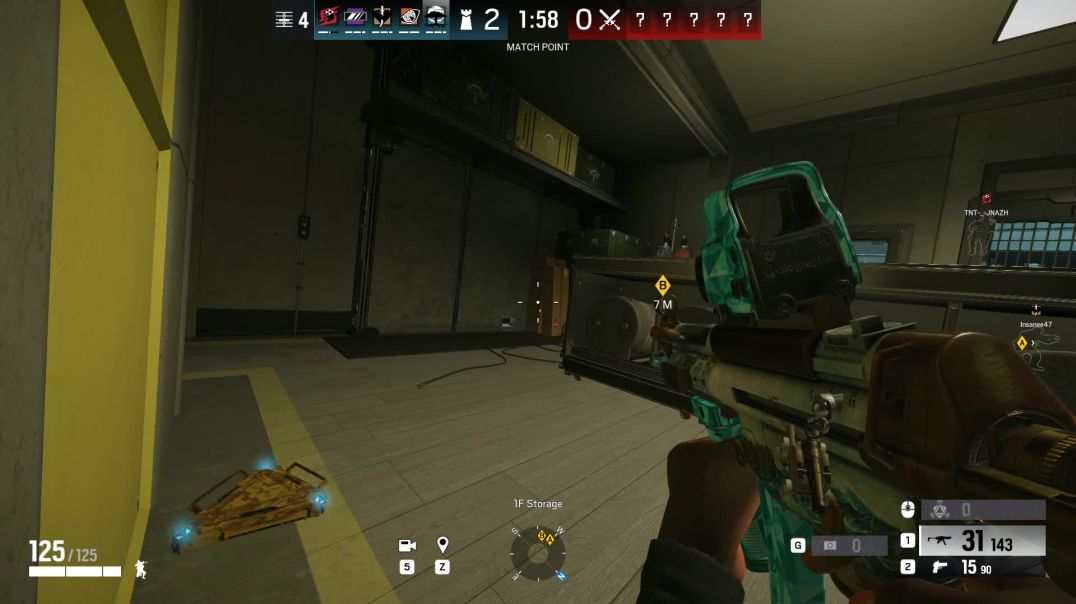 ⁣1 HP and a Dream... 😱 | Rainbow Six Siege Ranked Ace