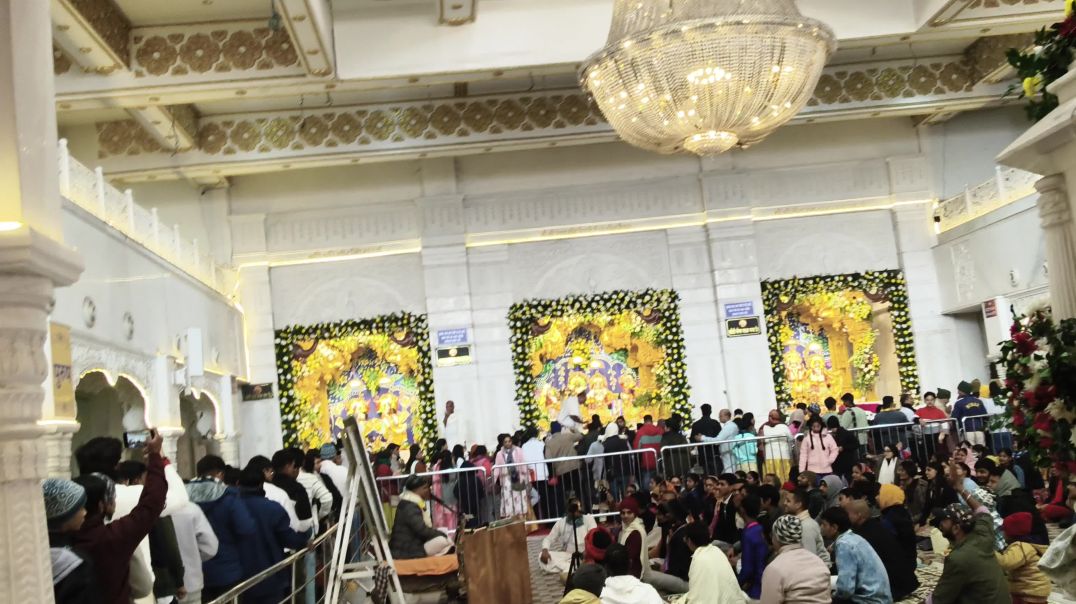 ⁣Happy new year 2026 first January iskcon temple Patna radhe radhe Jai shree Krishna