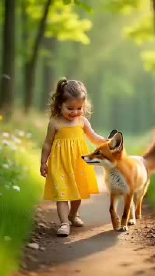 Breav girl in the forest 🎉👍