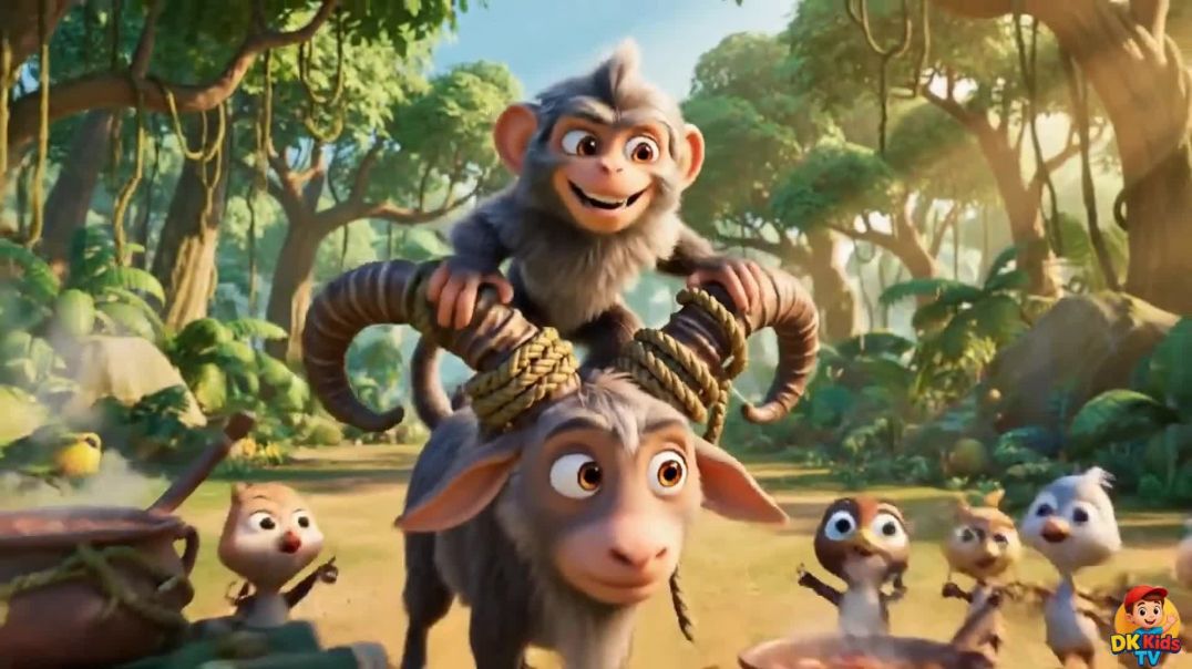 ⁣ठंड में बिल्ली और बन्दर 😹 | Cat and Monkey Comedy Cartoon | Chintu Pagal Beta | Funny Kids Video