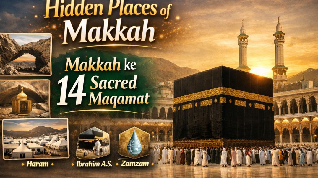 ⁣Makkah ke 14 Muqaddas Maqamat 😭🕋 | Wo Jagah Jahan Nabi ﷺ ne Qadam Rakhe | Full Islamic Tour