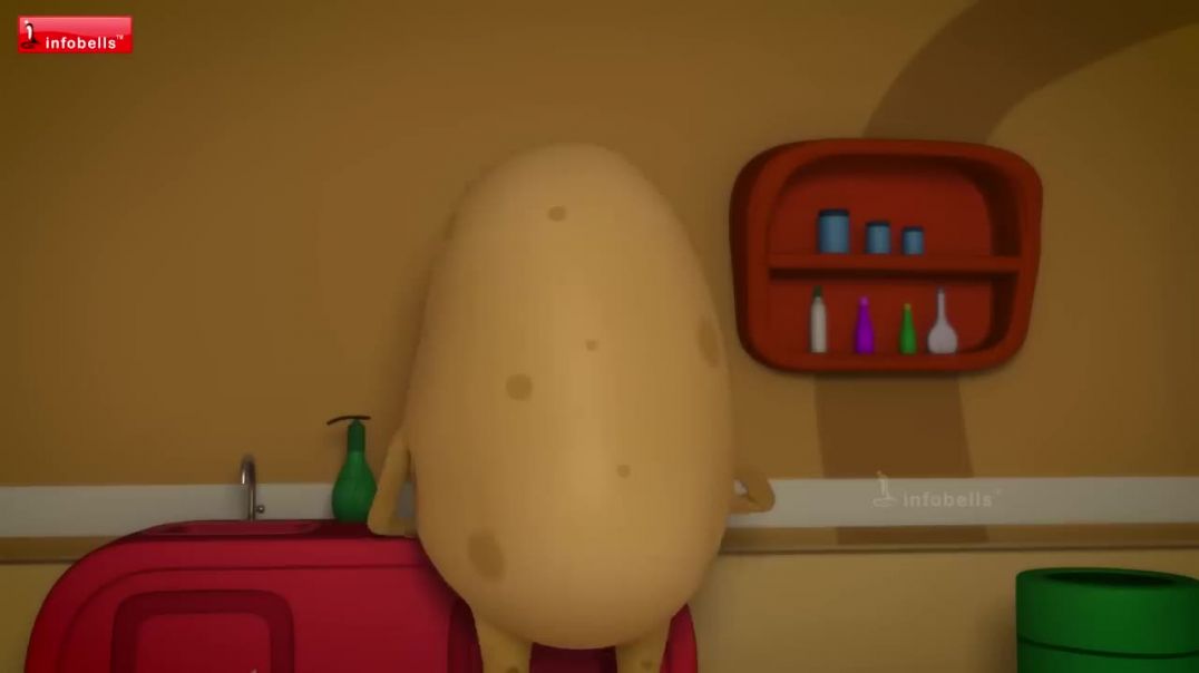 ⁣Aloo Kachaloo Beta Kahan Gaye The _ Hindi Rhymes for Children _ Infobells(720P_HD)