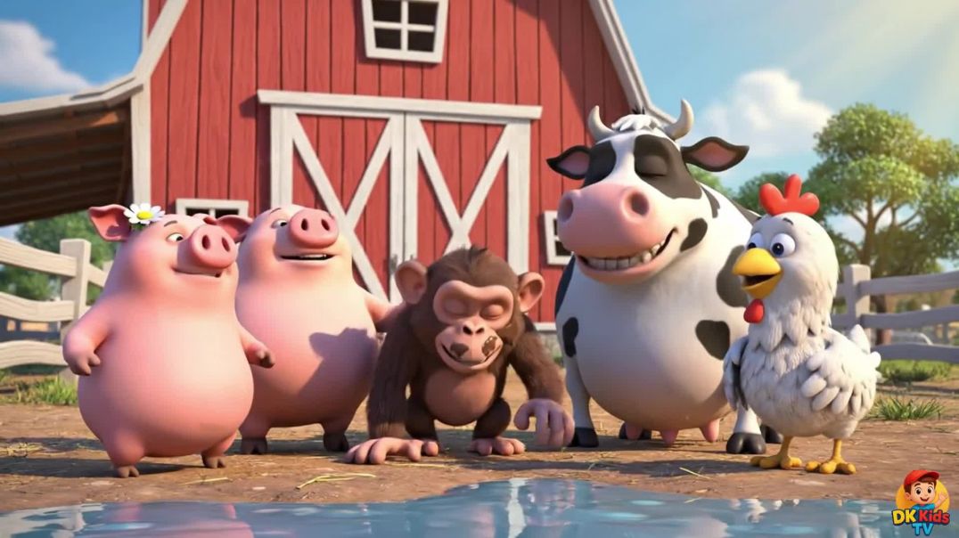 ⁣Funny Monkey Drives Tractor 🚜 | Deep Forest Rescue | Full Kids Cartoon Movie