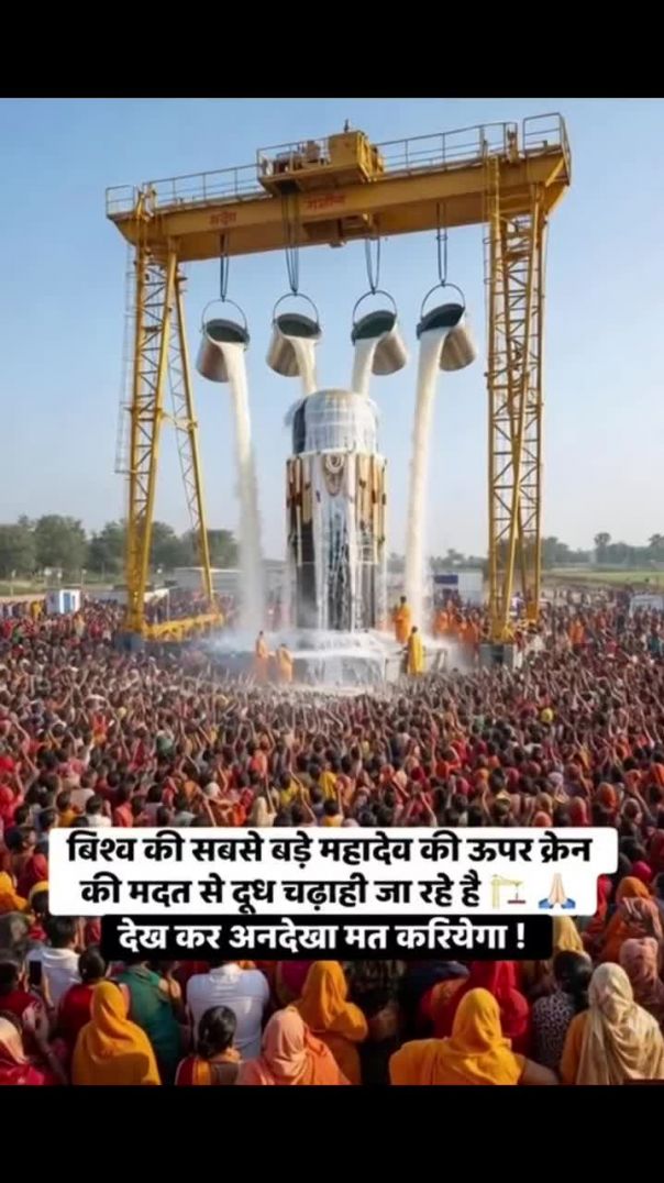 विश्व की सबसे ऊँची शिवलिंग |  Har Har Mahadev 🔱