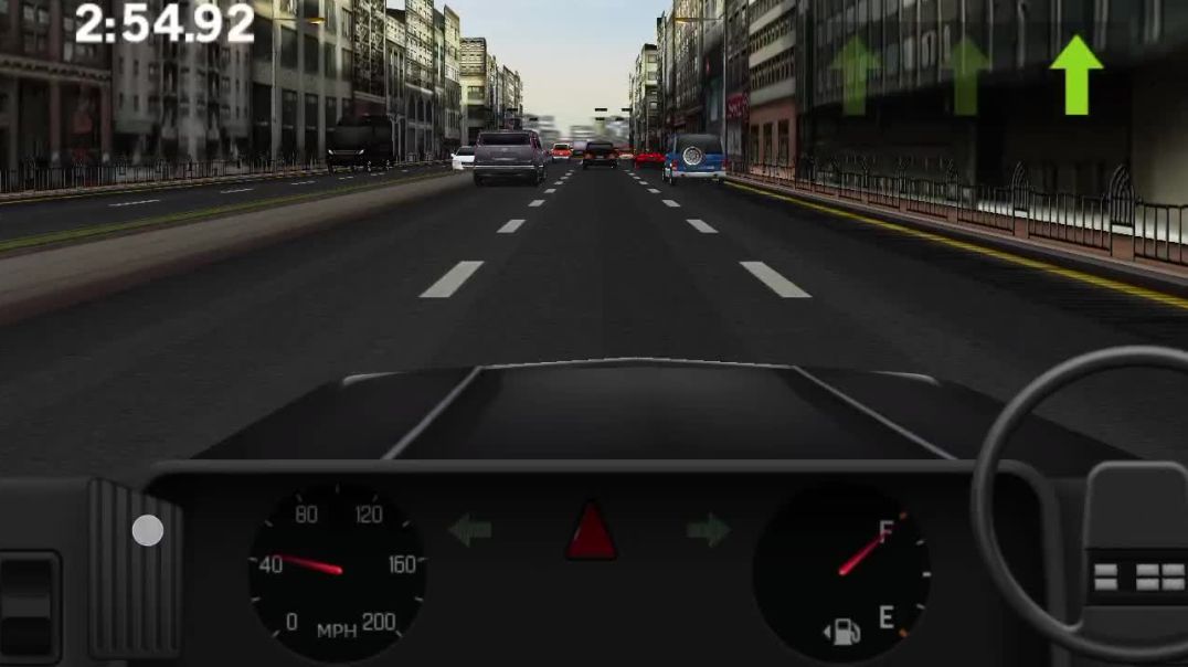 ⁣Car racing game video