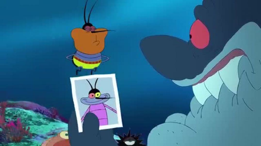 ⁣हिंदी Oggy and the Cockroaches - Oggy and the Mermaid (S04E69) - Hindi Cartoons for Kids