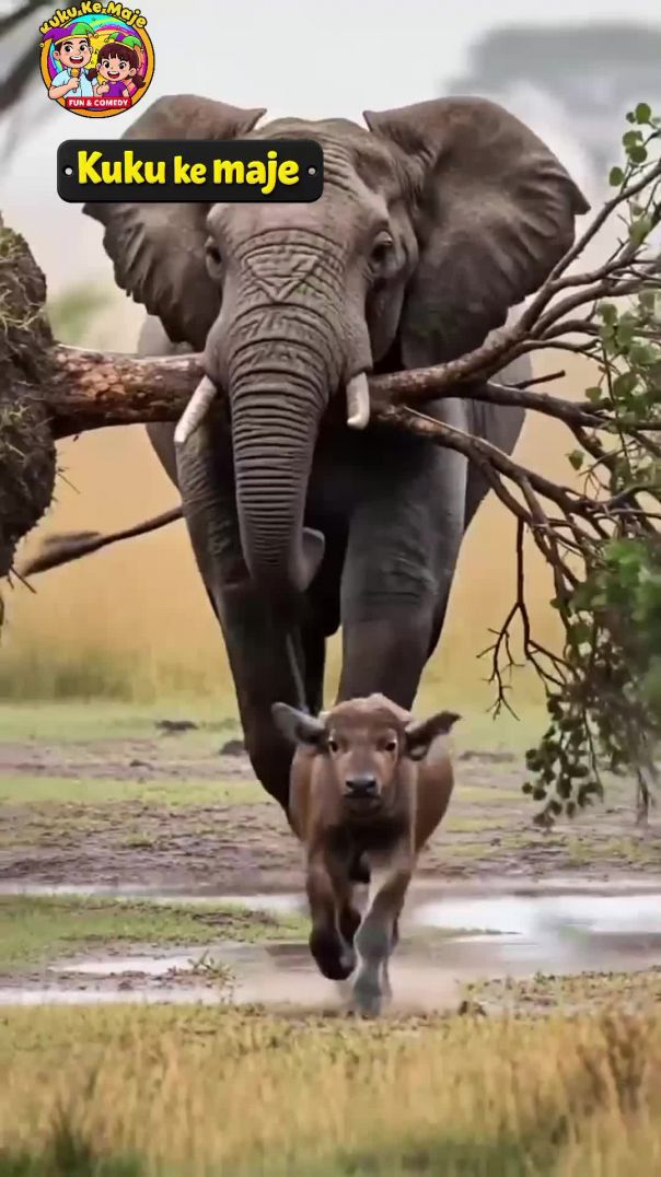 हाथी ने बचाई जान