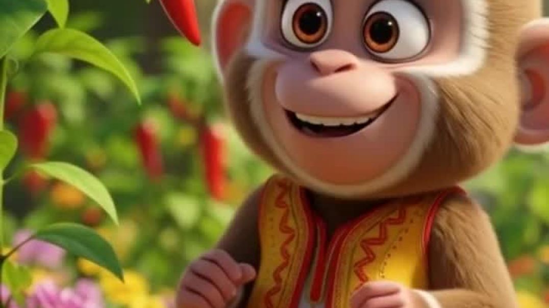 Bandar_Mama_ne_khai_Mirchi_Funny_Cartoon_Shorts_cartoon_720P