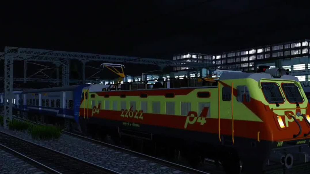 ⁣🚆 Realistic Indian Train Simulator Gameplay | WDM3D at Patna Jn 🚉 | Ultra Graphics #shorts