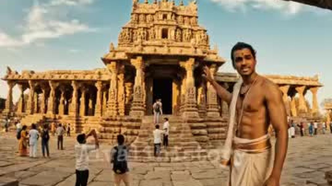 ⁣🤯Hawa_mein_kaise_latka_hai_ye_20_Ton_ka_Khambha_#LepakshiTemple_#HangingPillar_#facts_#temple(360p)