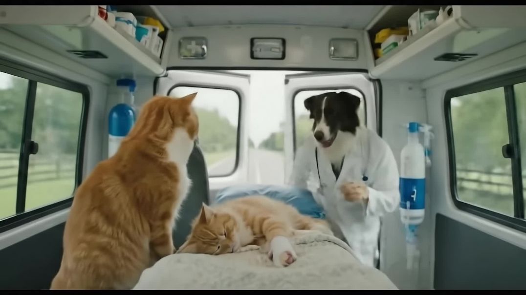 ⁣Mama Cat Trims Fur on the Farm and Makes Tiger Hat For Kittens At Home🐾🎩🐯(1080P_HD)