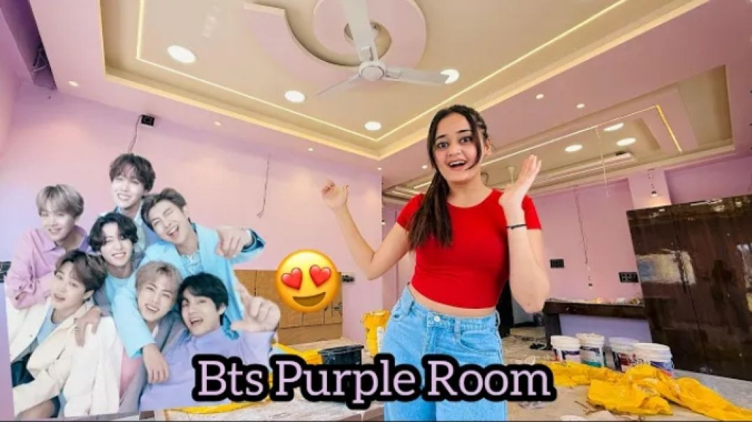 My_New_BTS_Purple_Bedroom_Shopping_House_Holds_From_Mr_DIY_before_Birthday_480P