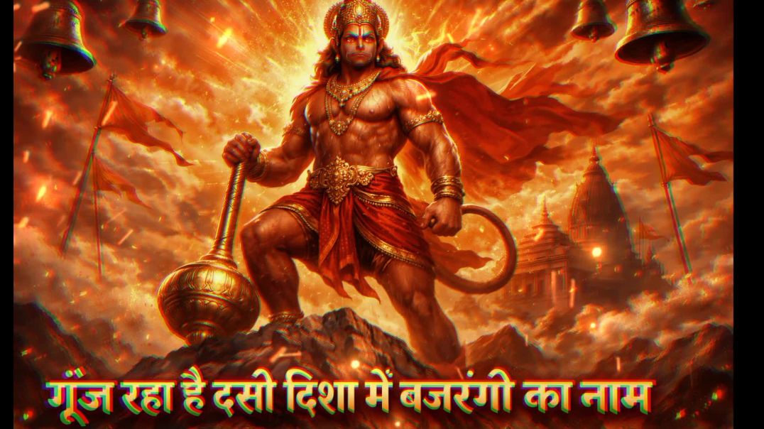 ⁣गूँज रहा है दसो दिशा में बजरंगी का नाम