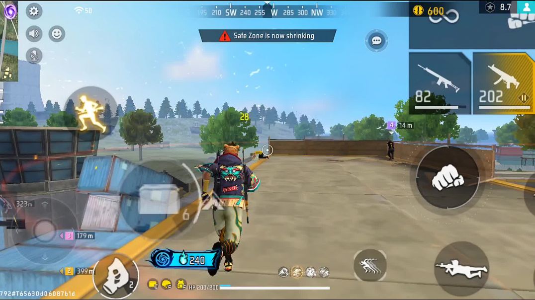 ⁣Free fire rank match rank push