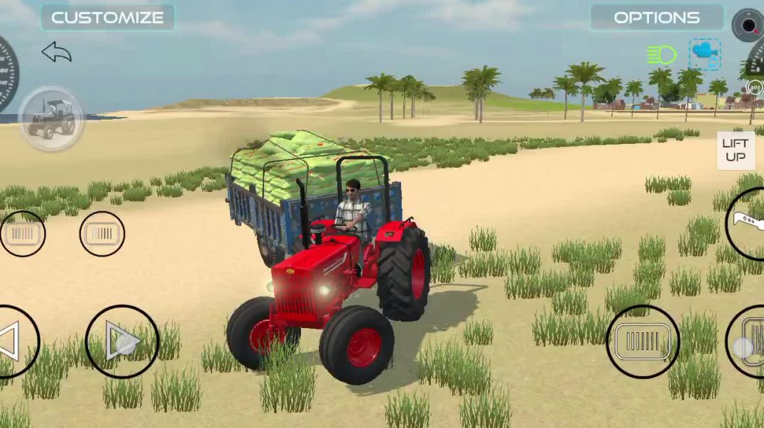 ⁣Indian vehicles simulator 3D vigyan mein old tractor hai