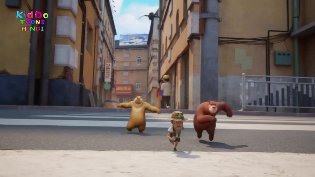 ⁣भालू के पीछे पड़ा बच्चा _ Bablu Dablu Shrunk Cartoon _ Double Trouble _ Kiddo Toons Hindi(720P_HD)