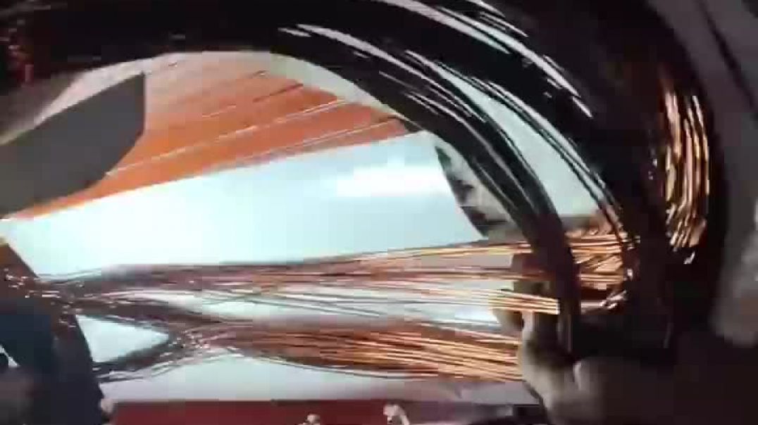 ⁣100hp motor rewinding short video