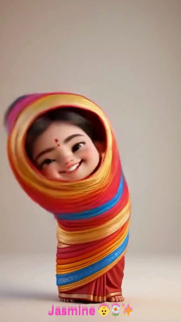 ⁣⁣Divine Baby Princess with Jasmine Flowers 👶🌼✨