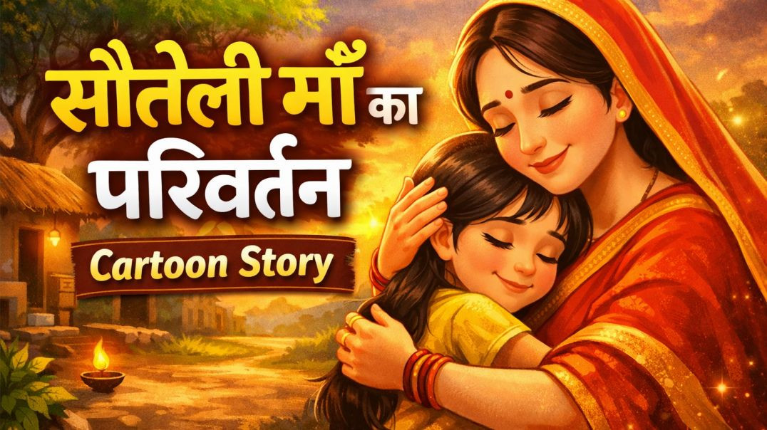 ⁣सौतेली माँ का परिवर्तन | दिल छू लेने वाली Cartoon Story | Emotional Hindi Kahani