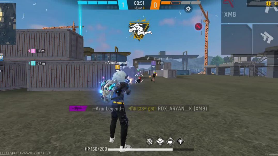 ⁣Free fire India cs game play