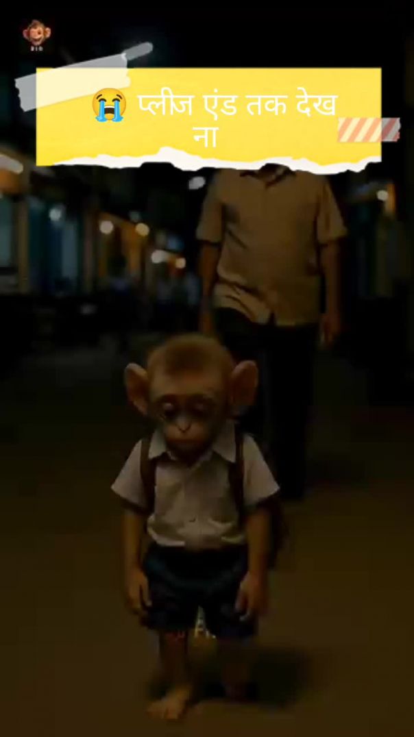 #😭 बंदर के सात बहुत बुरा हुआ