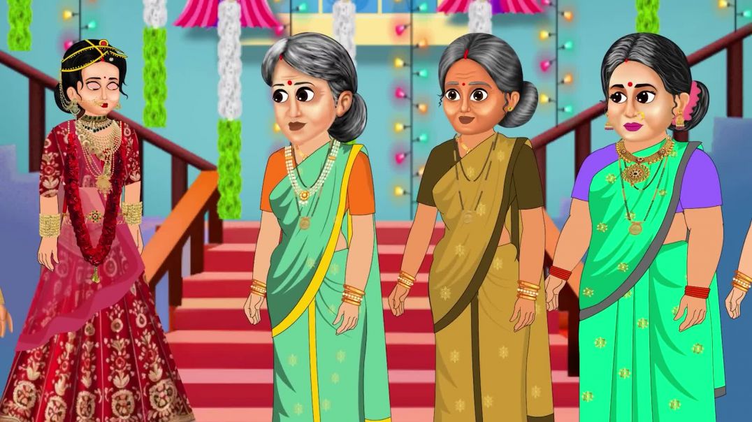 ⁣नीचे पुराने ऊपर नए ज़माने की बहू   Old below new age daughter in law above