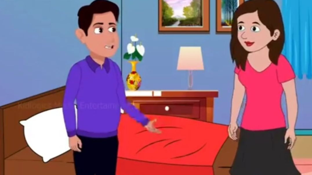 ⁣छोटे कपड़ों वाली बीबी -2 _ Hindi Story _ Hindi Kahani _ Moral Stories _ cartoon story _ Cartoons sto