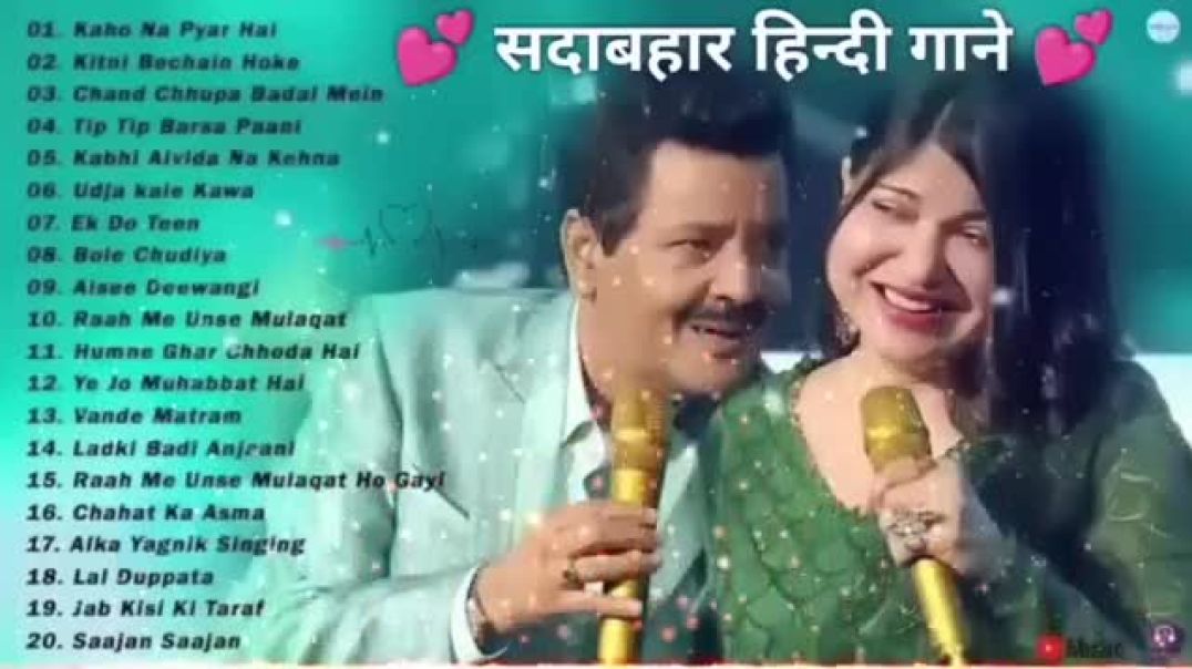 ⁣90_S Old Hindi Songs😍 90s Love Song🥰 Udit Narayan_ Alka Yagnik_ Kumar Sanu songs Hindi songs(360P)