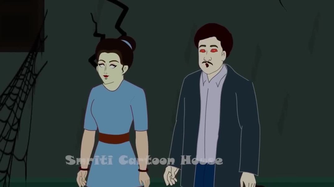 ⁣Poitrik Bhite6 -Bhuter Golpo | new ghost story Animation | bangla Bhuter cartoon