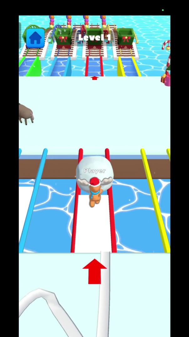 I Made The Biggest Snowball Ever_ ❄️😱 _Snow Race 3D_ Unstoppable Giant Snowball_ 🏎️💨_Shorts _Gaming(