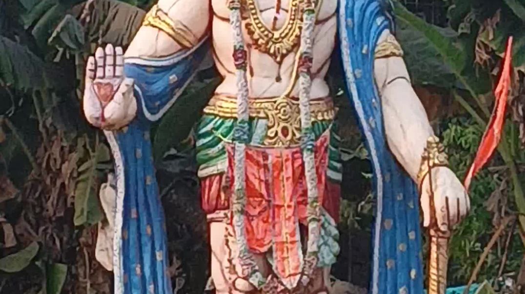 ⁣BIG Hanuman ji darshan on odisha biggest hanuman murti