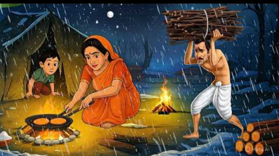 ⁣ठंड में बारीश का कहर हिंदी कहानी | सर्दी में बारीश का कहर | Hindi Moral Stories | Anim Hindi Stories
