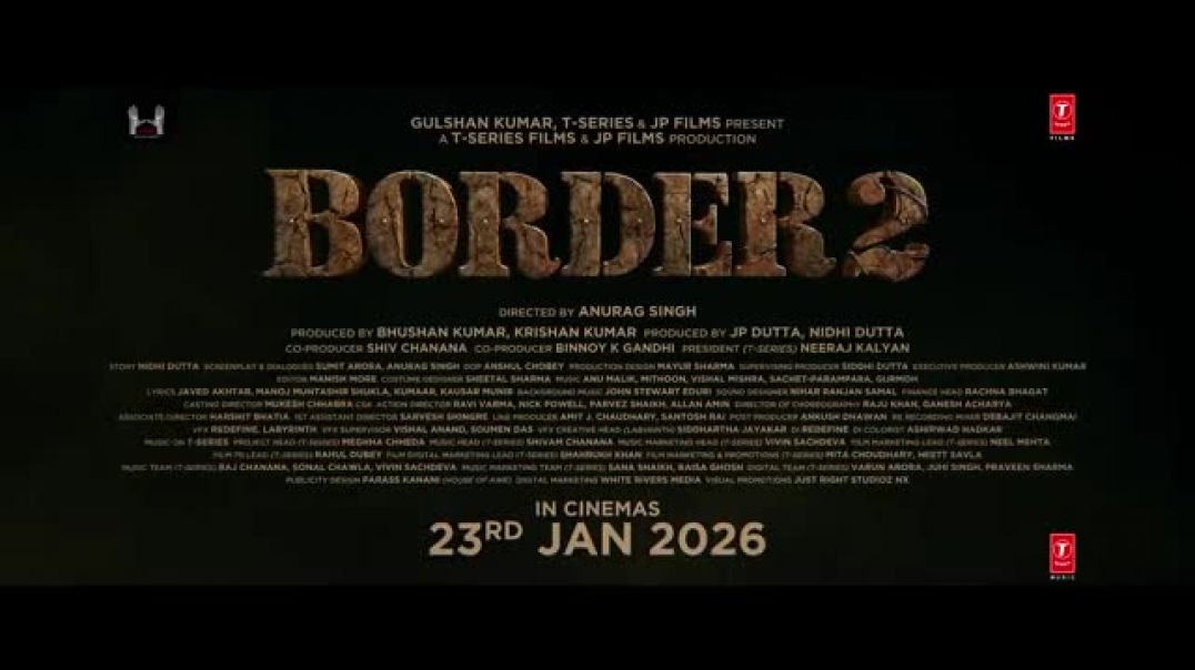 ⁣Border 2 Official Trailer: Sunny Deol, Varun Dhawan, Diljit Dosanjh