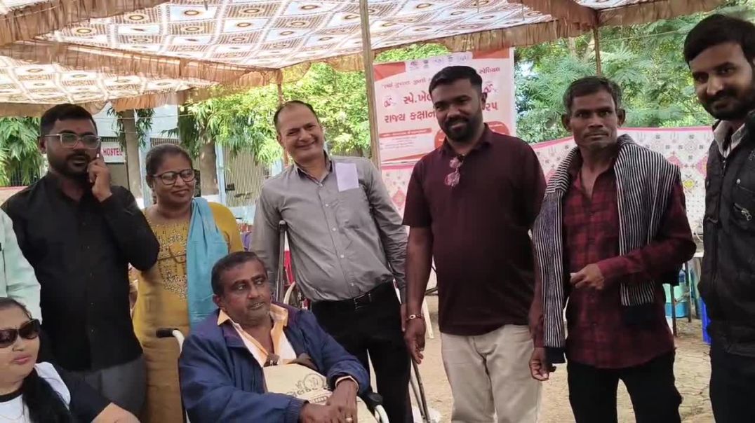 નડિયાદ ખાતે દિવ્યાંગ પ્રતિનિધિ ની સાથે મુલાકાત