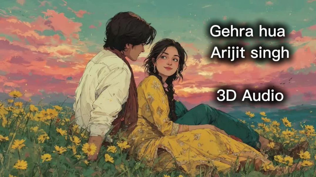 ⁣Gehra hua - Arijit Singh song 3D
