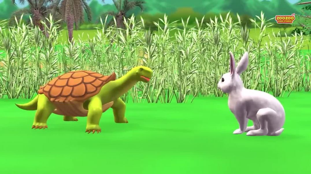 ⁣खरगोश और कछुए की कहानी it oise 3D Hindi Kahaniya - New Cartoon Hindi Stories(720P_HD)