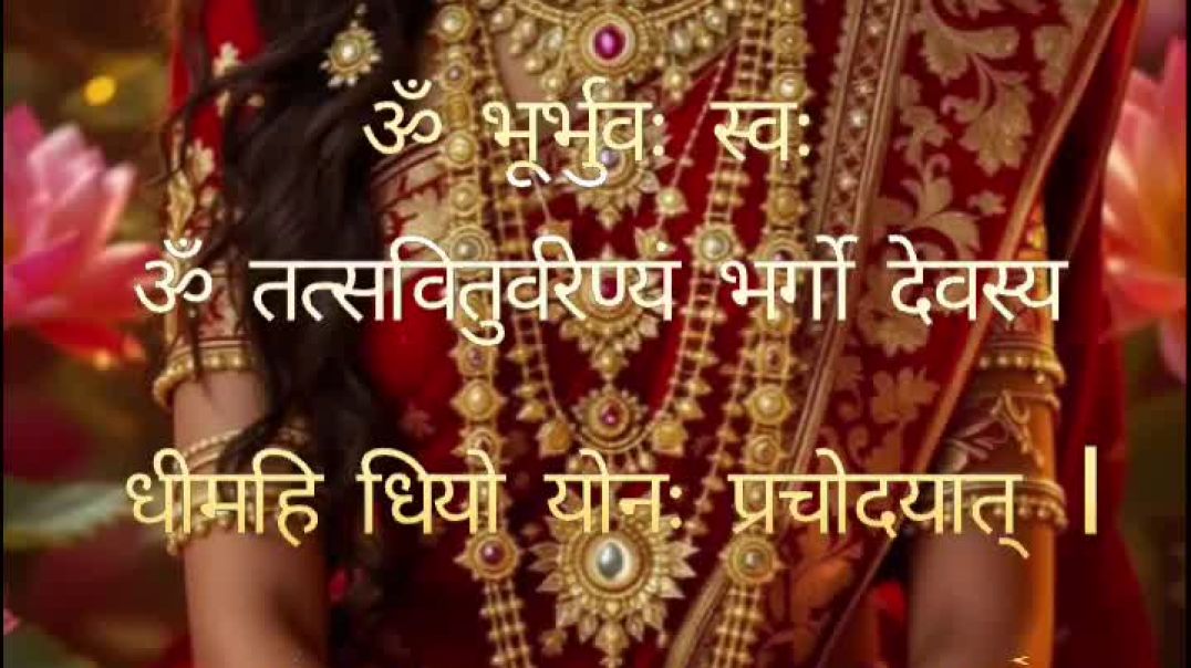 ⁣🌼 गायत्री मंत्र | Gayatri Mantra | शांति, बुद्धि और सकारात्मक ऊर्जा के लिए