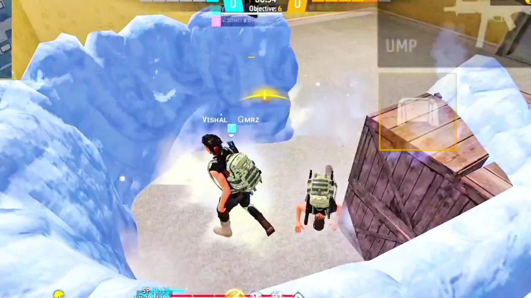 ⁣Free fire max Game play 1vs5 #freefiremax